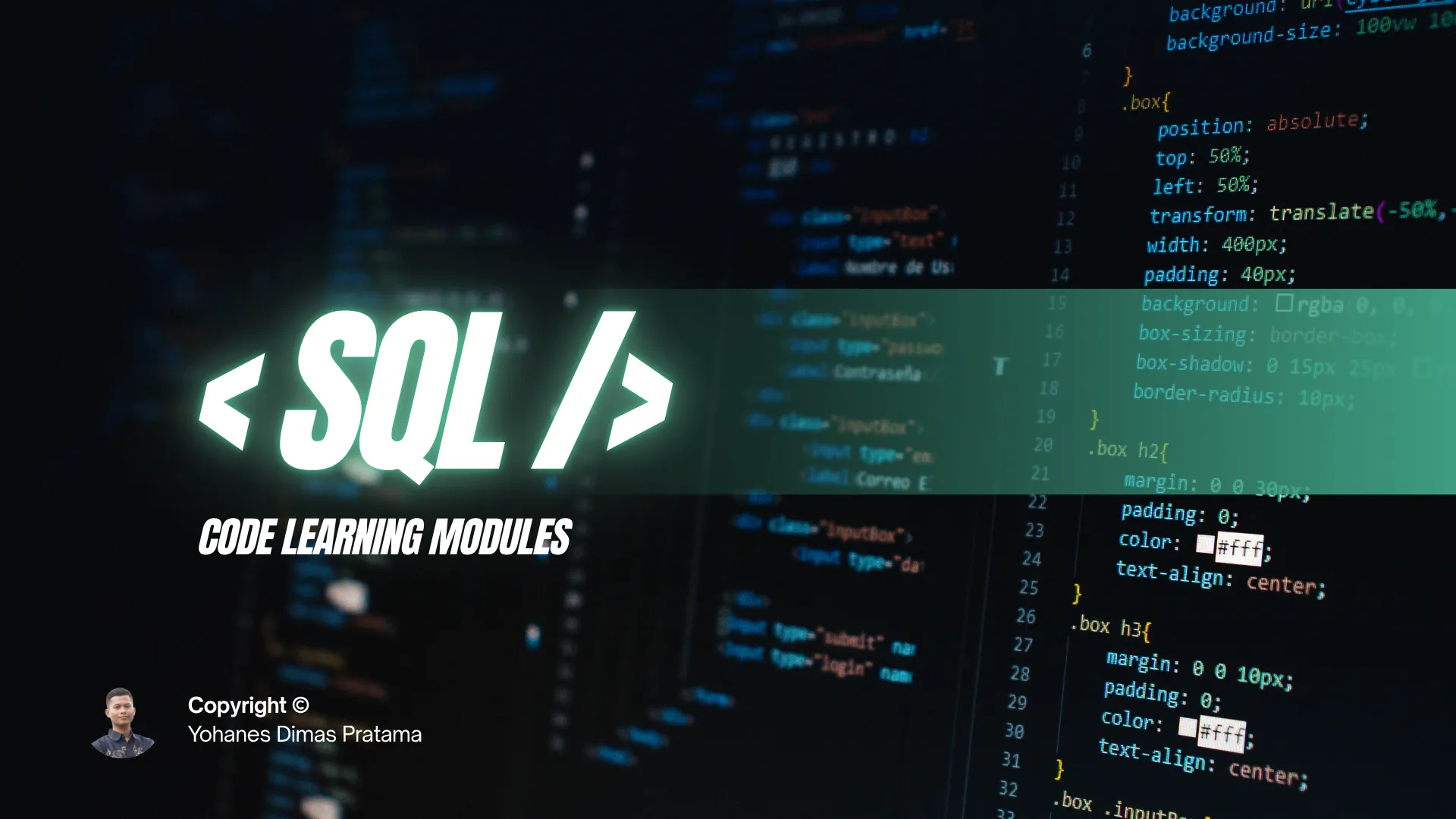 SQL Learning Modules - Preview 1